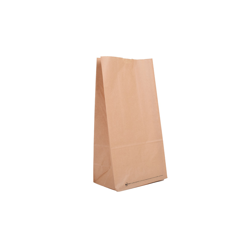Sacs kraft brun SOS à fond plat Sacs kraft brun SOS à fond plat