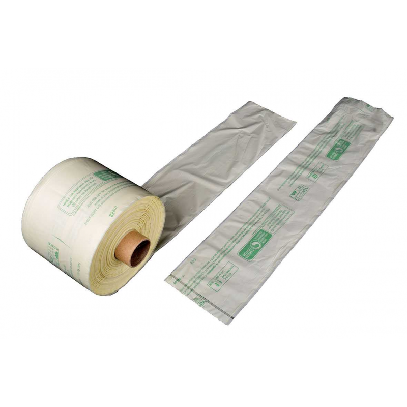 Rouleau De 200 Sacs Biodégradables 35x50 Cm - Pour Fruits/légumes, Déchets Organiques - Compostables, Norme EN13432