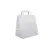 Sacs papier blanc poignées plates