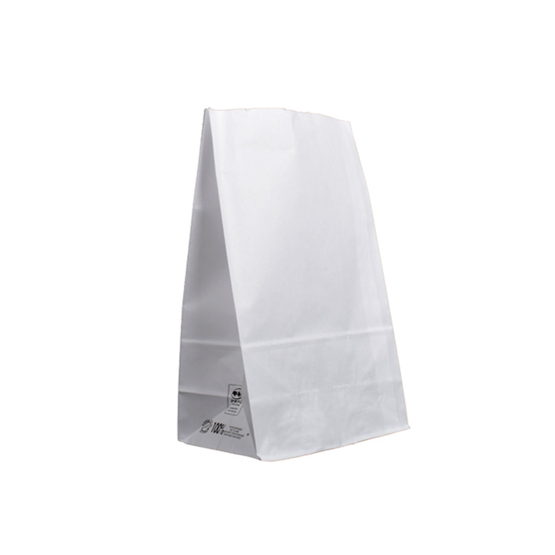 Sacs kraft blanc SOS à fond plat Sacs kraft blanc SOS à fond plat