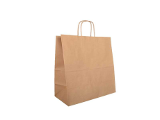 Sacs papier blanc avec poignées torsadées