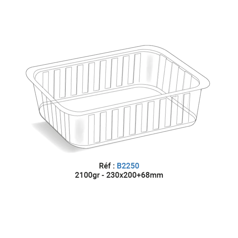 Barquettes plastique pour Maxi-Barcoper Barquettes plastique pour Maxi-Barcoper