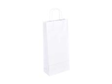 Sacs papier kraft avec poignées - 1 à 2 bouteilles
