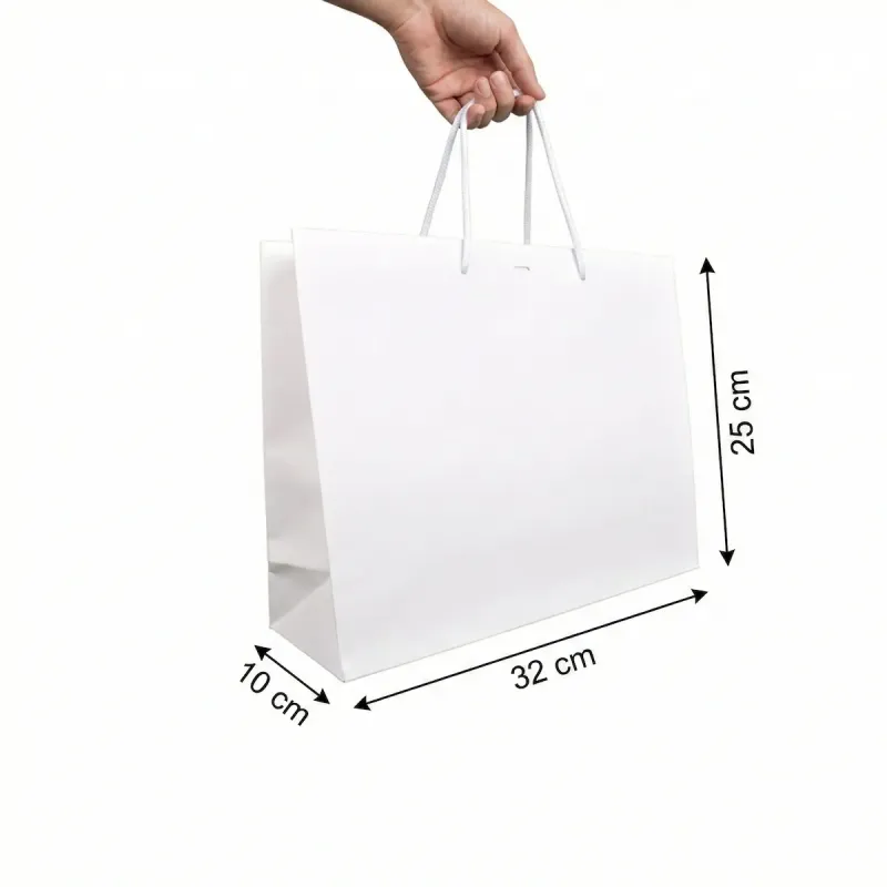 Sac papier luxe noir – Élégance et qualité haut de gamme