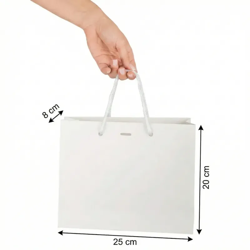 Sac papier luxe noir – Élégance et qualité haut de gamme
