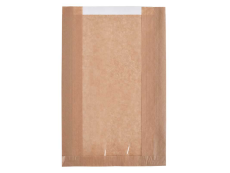 Etuis papier kraft brun à fenêtre