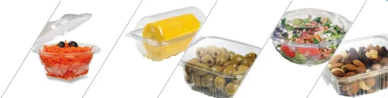 Barquettes plastique pour le froid - Fond transparent
