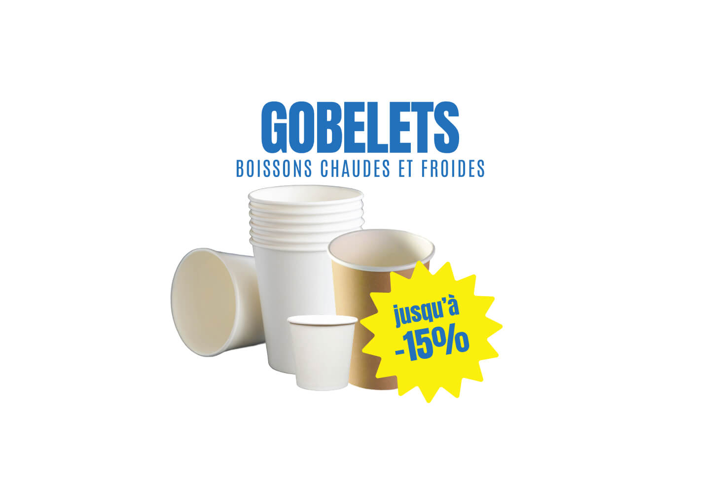 Gobelets en carton